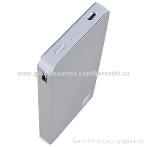 10,000mAh power bank charger with dual USB output/laser logo freely